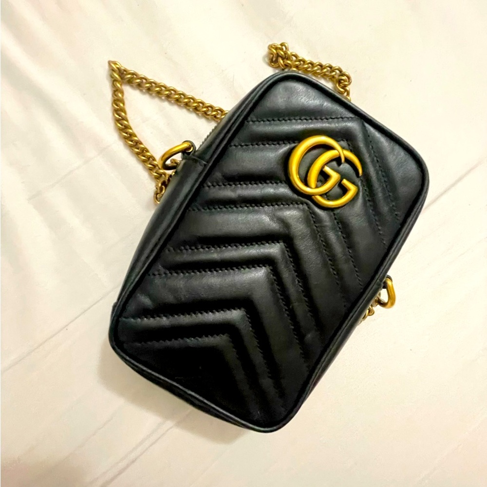 GG Marmont Mini Bag authentic dust bag and box